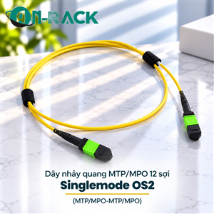 Dây nhảy quang MTP/MPO 12 sợi singlemode OS2 (MTP/MPO-MTP/MPO)