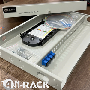 Hộp phối quang ODF 4FO bắt rack 19'' SC/UPC, mã AR-0419SUIN1, hiệu AnRack