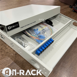 Hộp phối quang ODF 8FO bắt rack 19'' SC/UPC, mã AR-0819SUIN1, hiệu AnRack