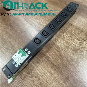Thanh nguồn PDU 06 cổng C13 có atomat AR-P19M06C13MCB32