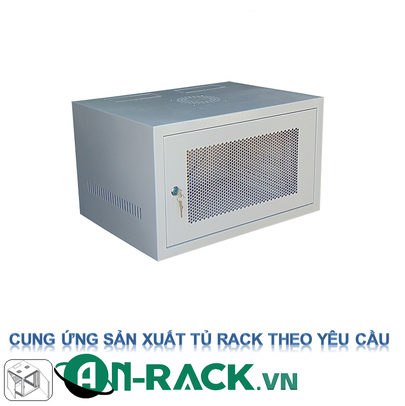 Tủ mạng 6UD400 Ghi trắng ANRACK AR-640XFW