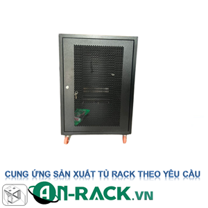 Tủ Mạng, Tủ Rack 12U sâu 800 màu GHI, TRẮNG, ĐEN, hiệu AnRack, mã AR-1280XF-IN